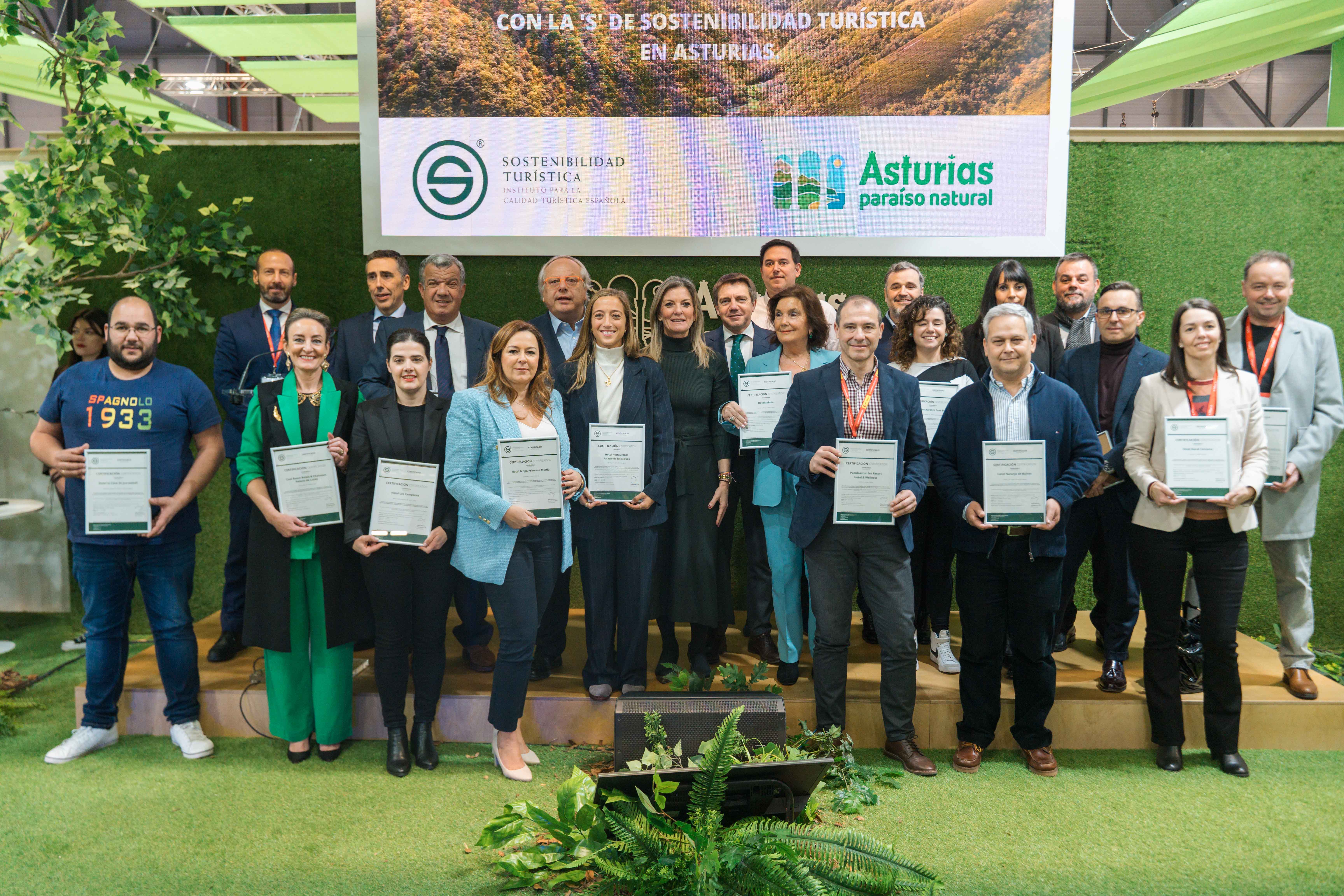Imagen - Asturias recoge las primeras 20 certificaciones S de Sostenibilidad impulsadas por el Instituto para la Calidad Turística Española