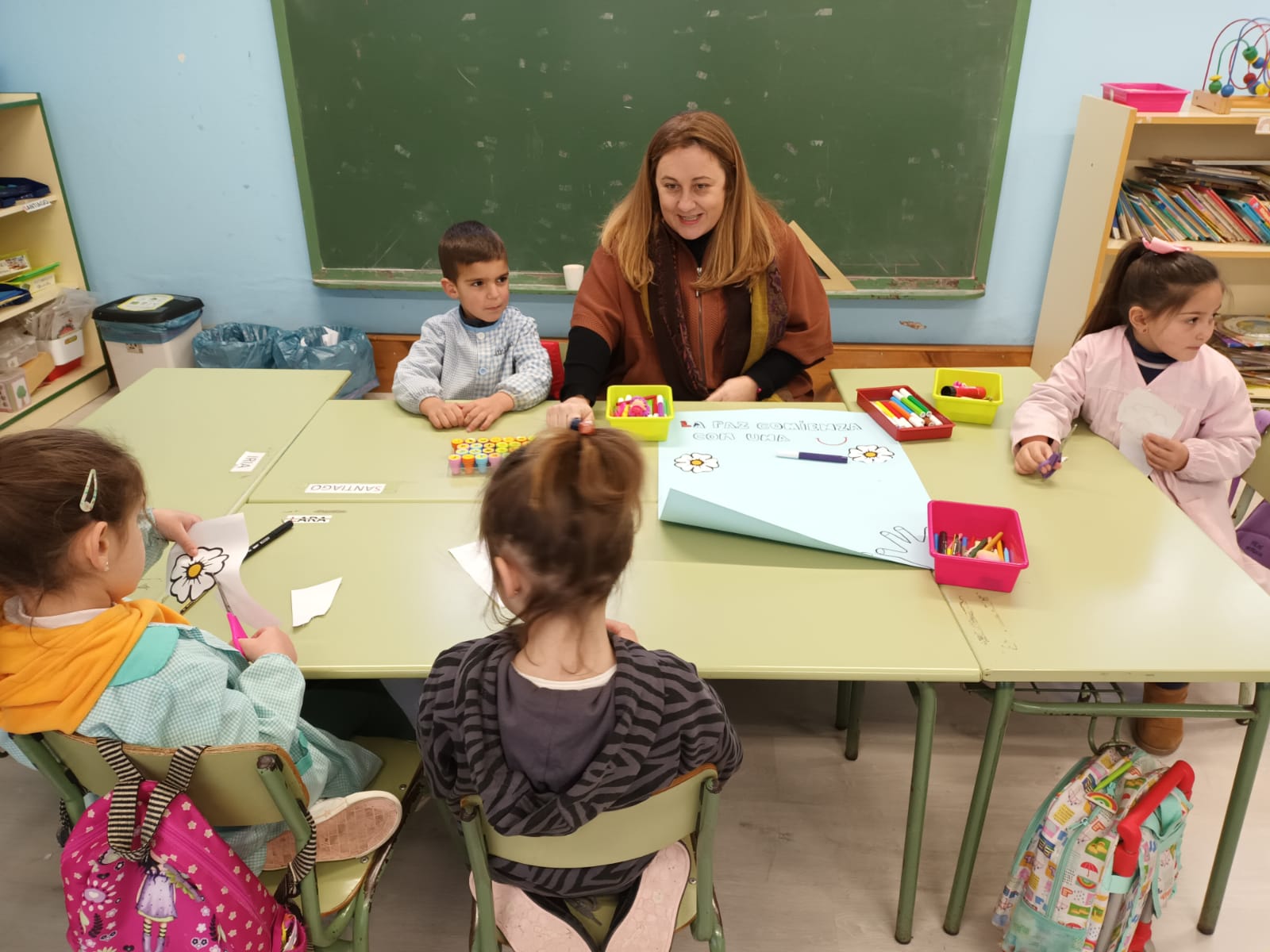 Visita de la consejera de Educación a Los Oscos