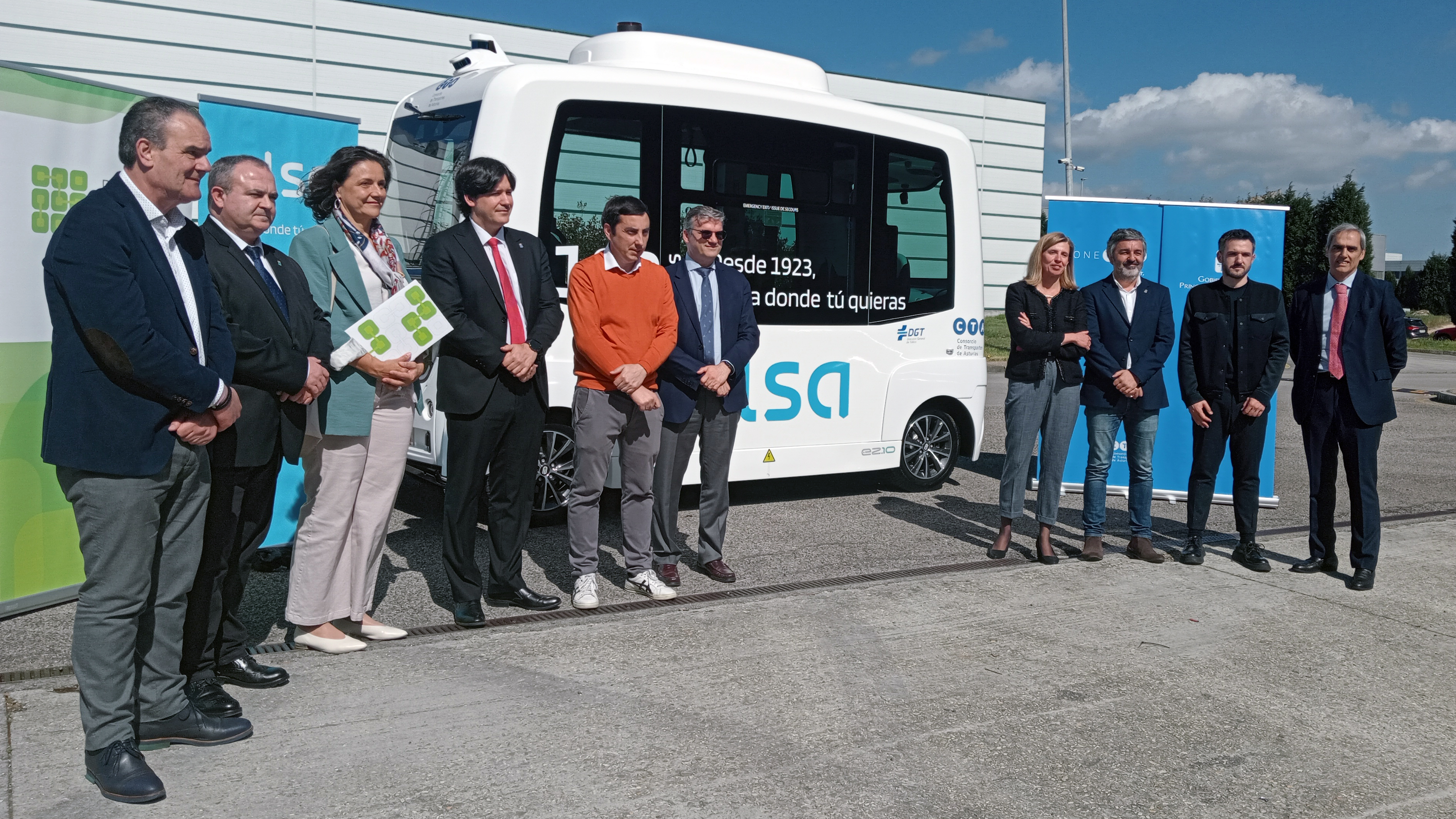 Imagen - El Consorcio de Transportes pone en servicio el primer autobús autónomo en tráfico abierto de España en el Parque Tecnológico de Asturias