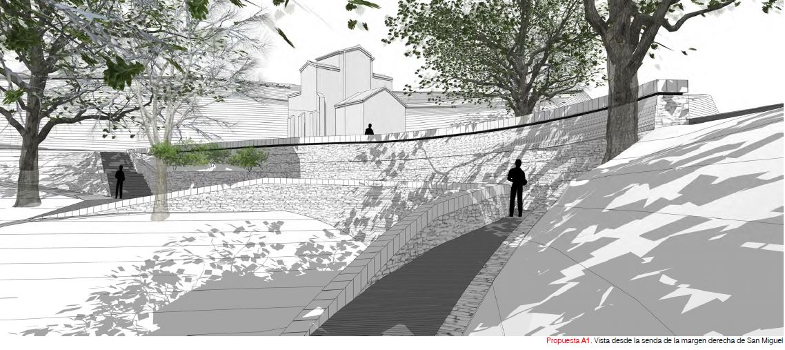 Imagen - Patrimonio da luz verde a la propuesta para la nueva conexión peatonal entre San Miguel de Lillo y Santa María del Naranco