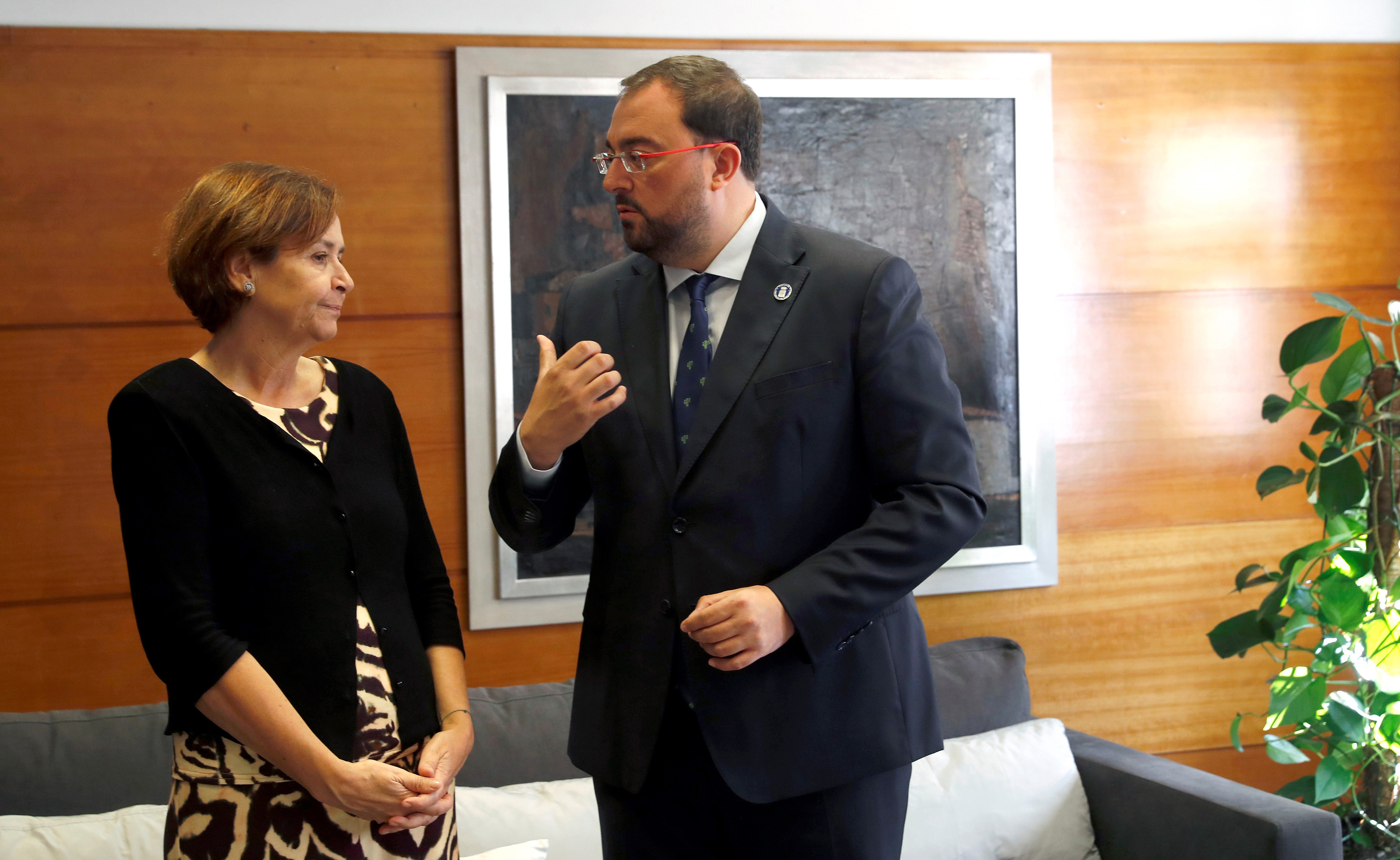 Imagen - El presidente recibe a la alcaldesa de Gijón, Carmen Moriyón