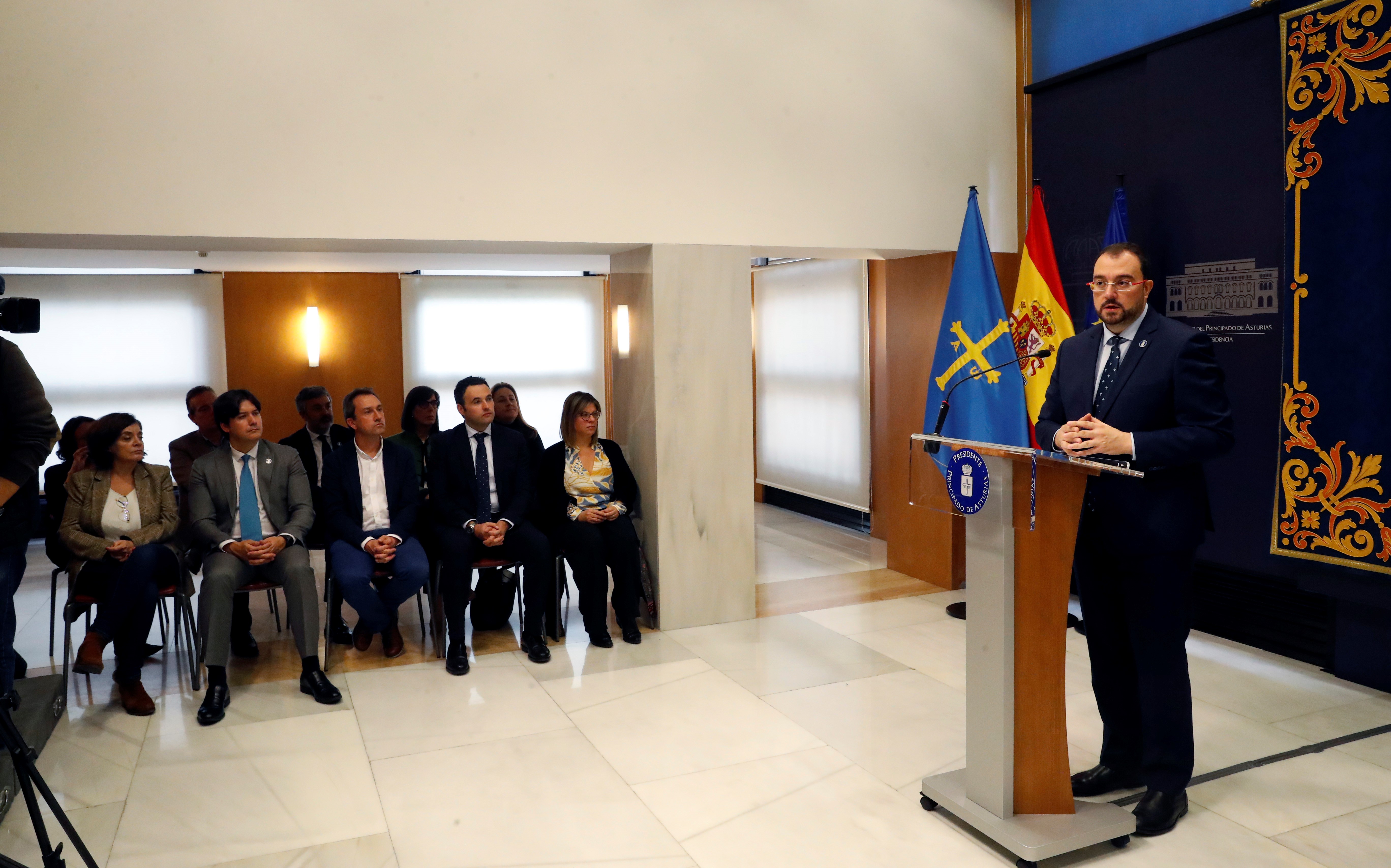 Imagen - “El Gobierno de Asturias ha puesto en marcha el reloj de la década del cambio: en tres meses hemos dado cuerda para los próximos diez años”, afirma el presidente