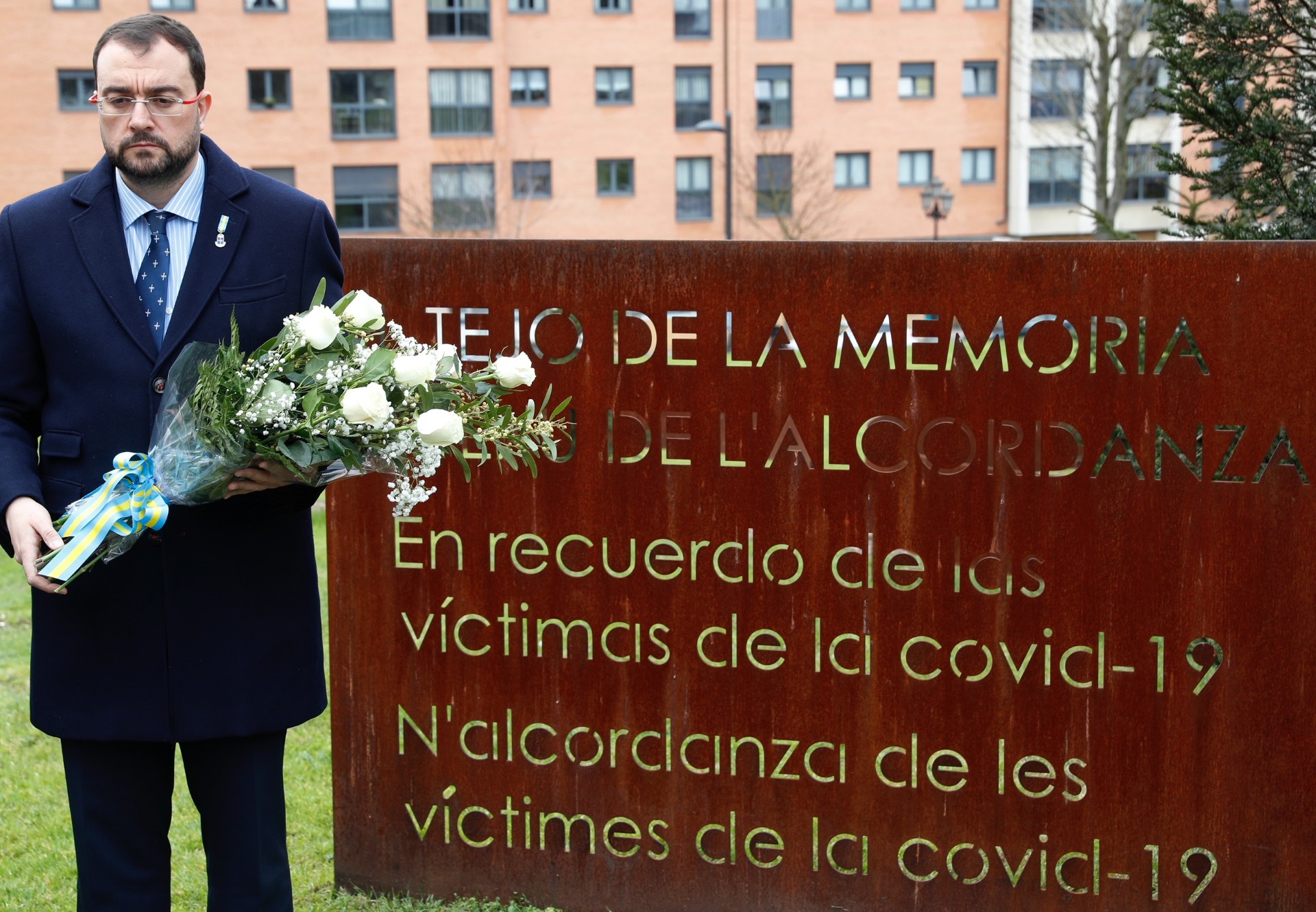 Imagen - “Desde aquí se luchó por cada vida y no lo olvidaremos, por eso todos los 11 de marzo homenajearemos a las miles de víctimas asturianas de la covid-19