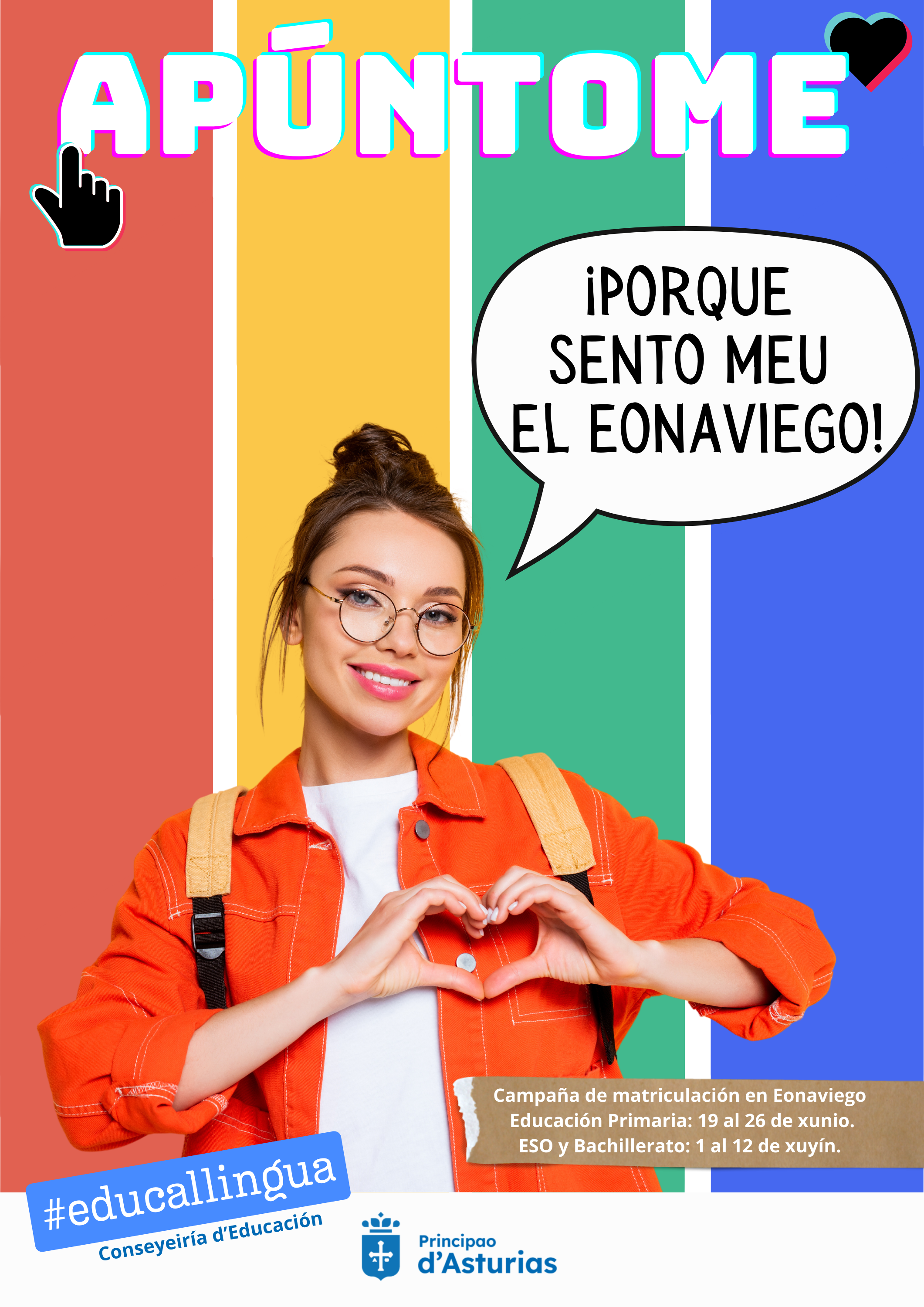 Image 1 of article Educación inicia una campaña para incentivar la matriculación de estudiantes en lengua asturiana y en eonaviego