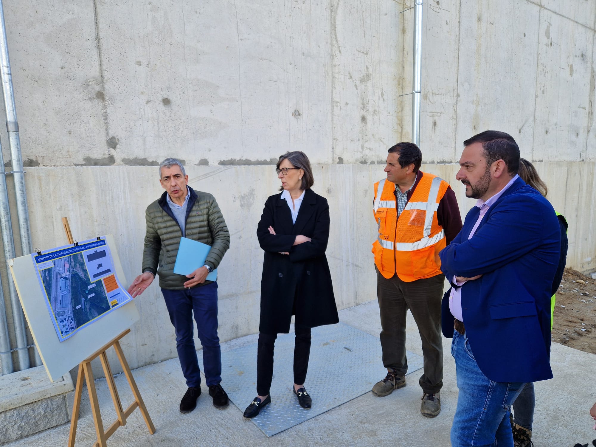 Imagen del artículo Transición Ecológica finalizará el próximo mes la construcción del nuevo depósito de agua potable de Mieres