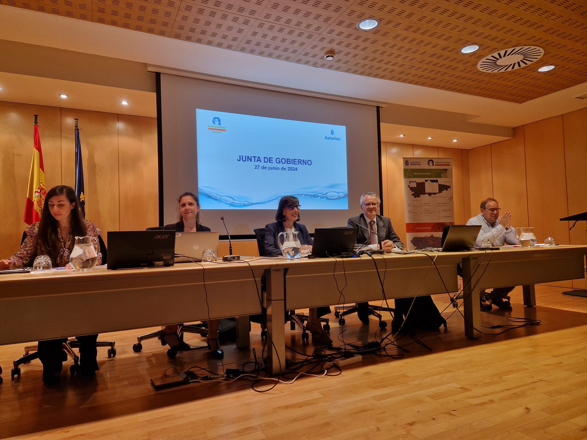 Imagen - Roqueñí fija como objetivos de Cadasa avanzar en la digitalización del ciclo del agua y afianzar la colaboración entre administraciones