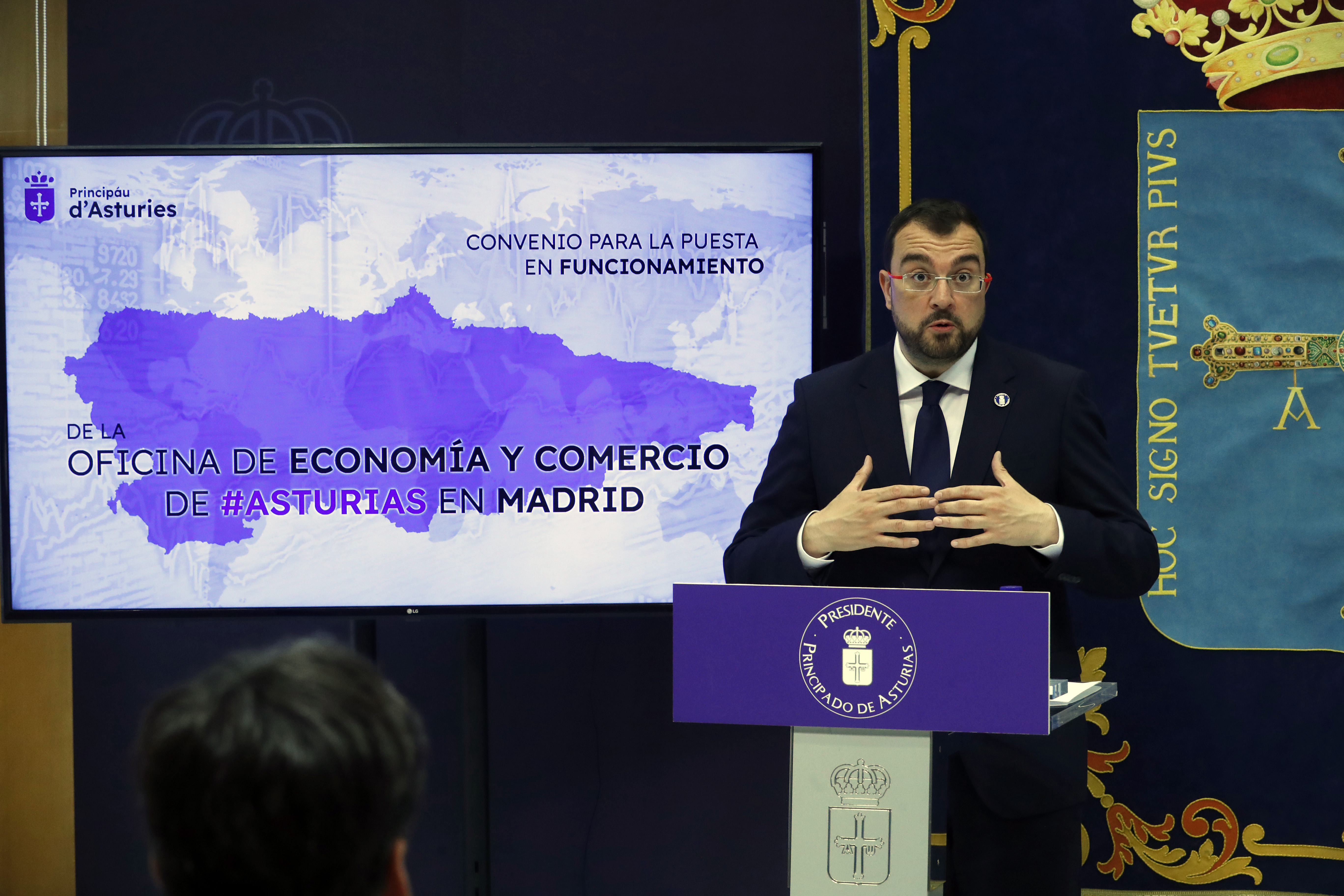 Imagen del artículo El presidente asegura que la Oficina de Economía y Comercio de Asturias en Madrid se convertirá en foco de encuentro permanente con la actividad inversora para atraer oportunidades al Principado