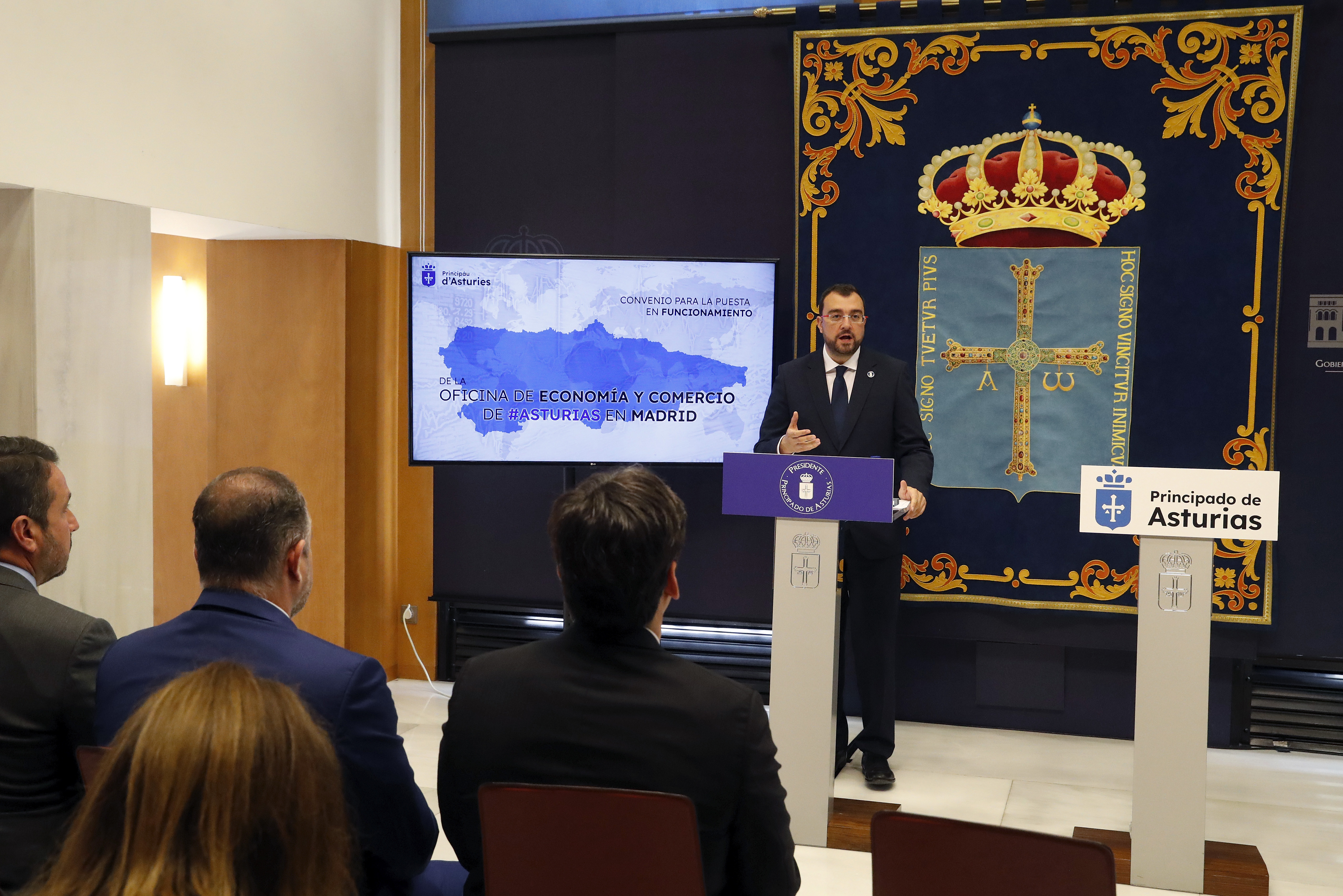 Image 5 of article El presidente asegura que la Oficina de Economía y Comercio de Asturias en Madrid se convertirá en foco de encuentro permanente con la actividad inversora para atraer oportunidades al Principado