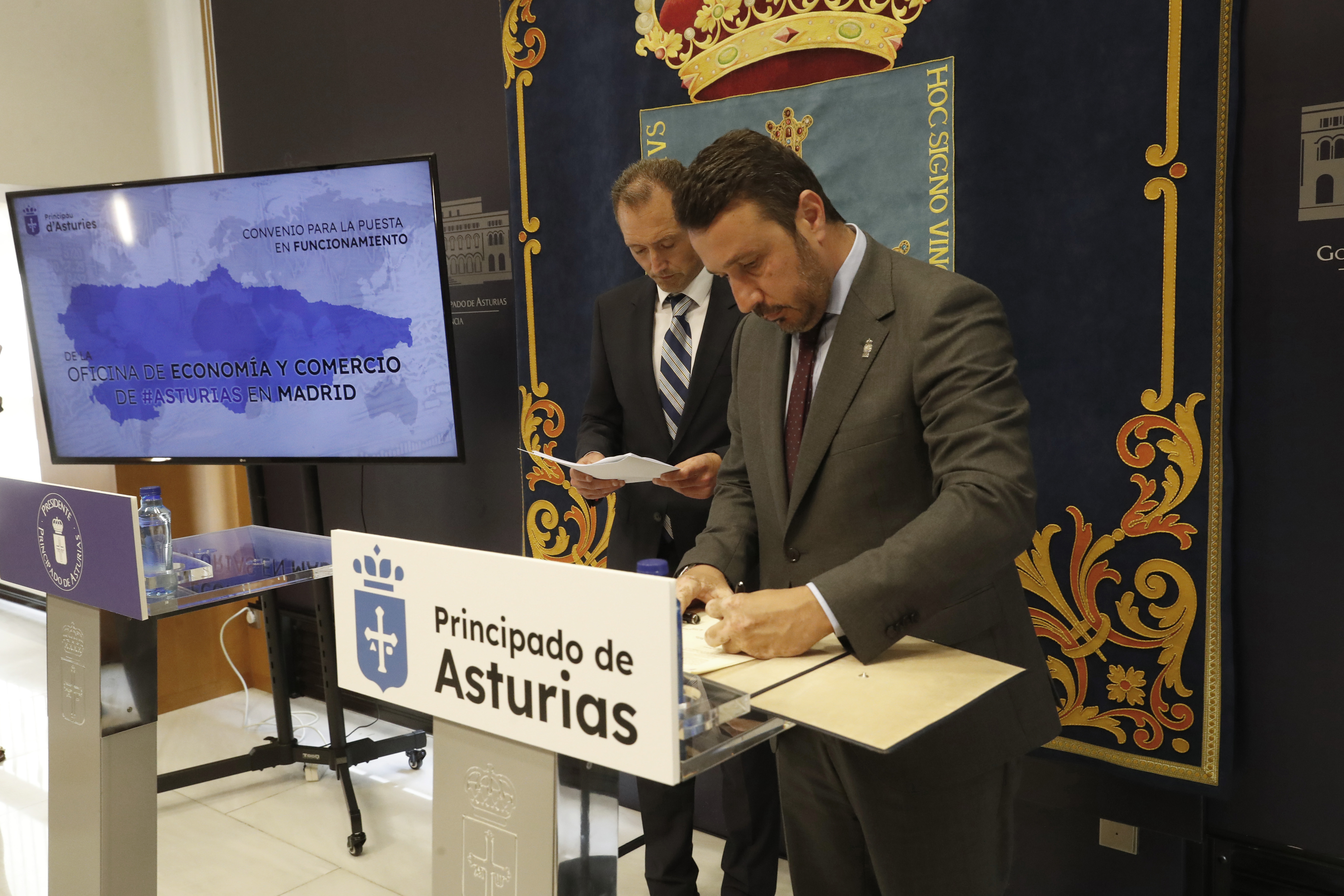 Image 13 of article El presidente asegura que la Oficina de Economía y Comercio de Asturias en Madrid se convertirá en foco de encuentro permanente con la actividad inversora para atraer oportunidades al Principado
