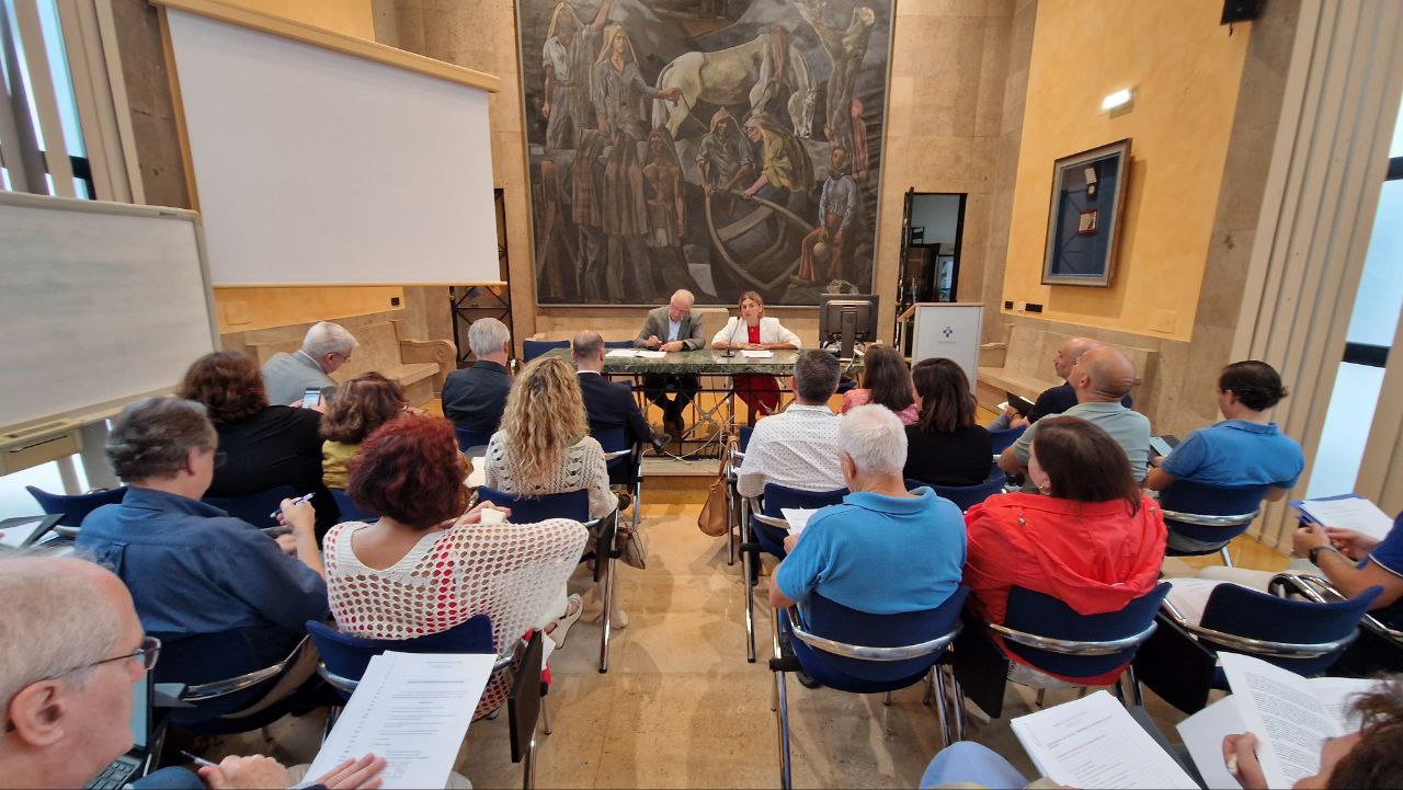 Reunión del último Consejo de Salud, hace unos días.