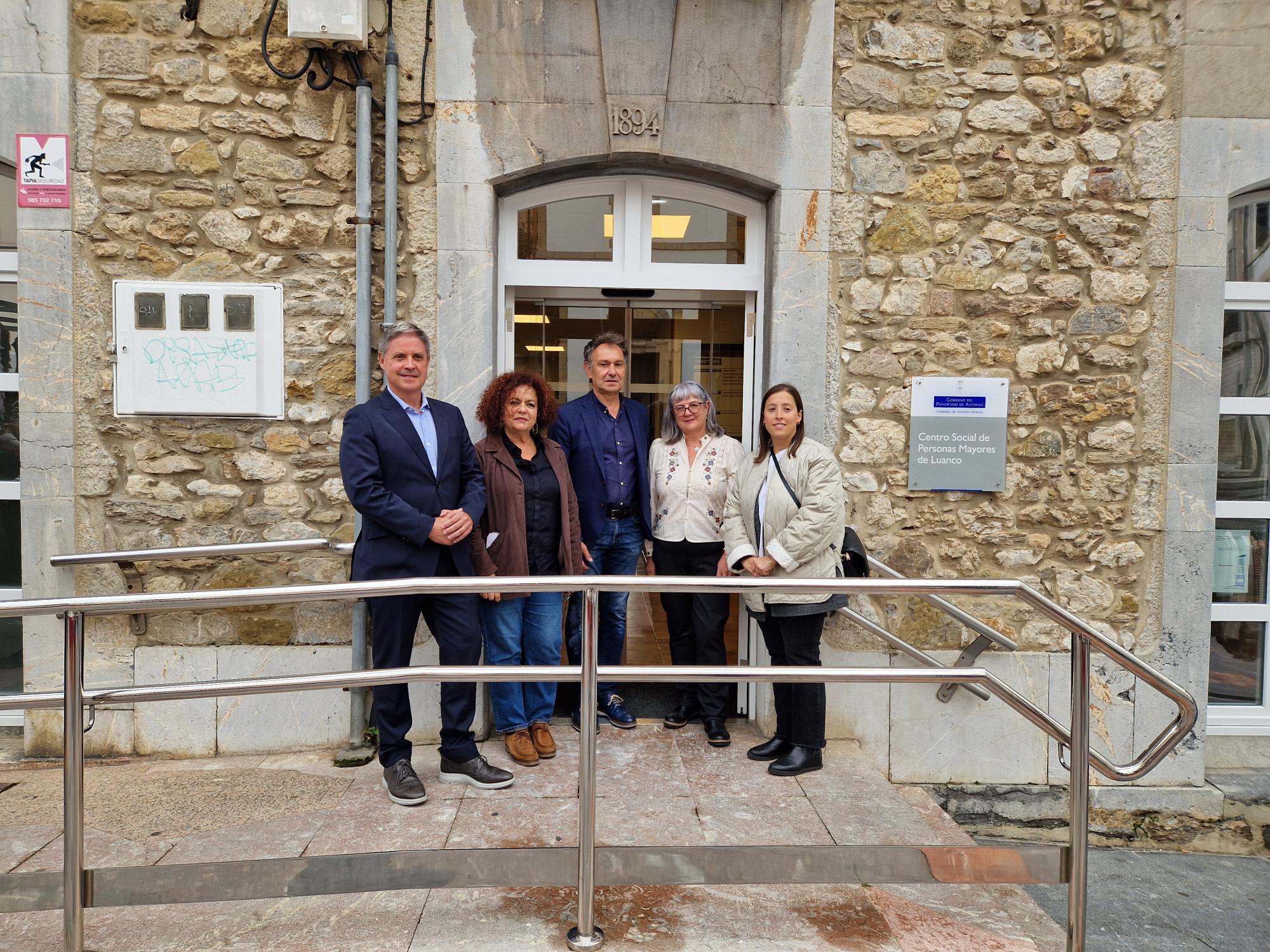 Imagen - Derechos Sociales concluye la remodelación del centro social de Lluanco/Luanco, en Gozón, tras invertir 275.000 euros