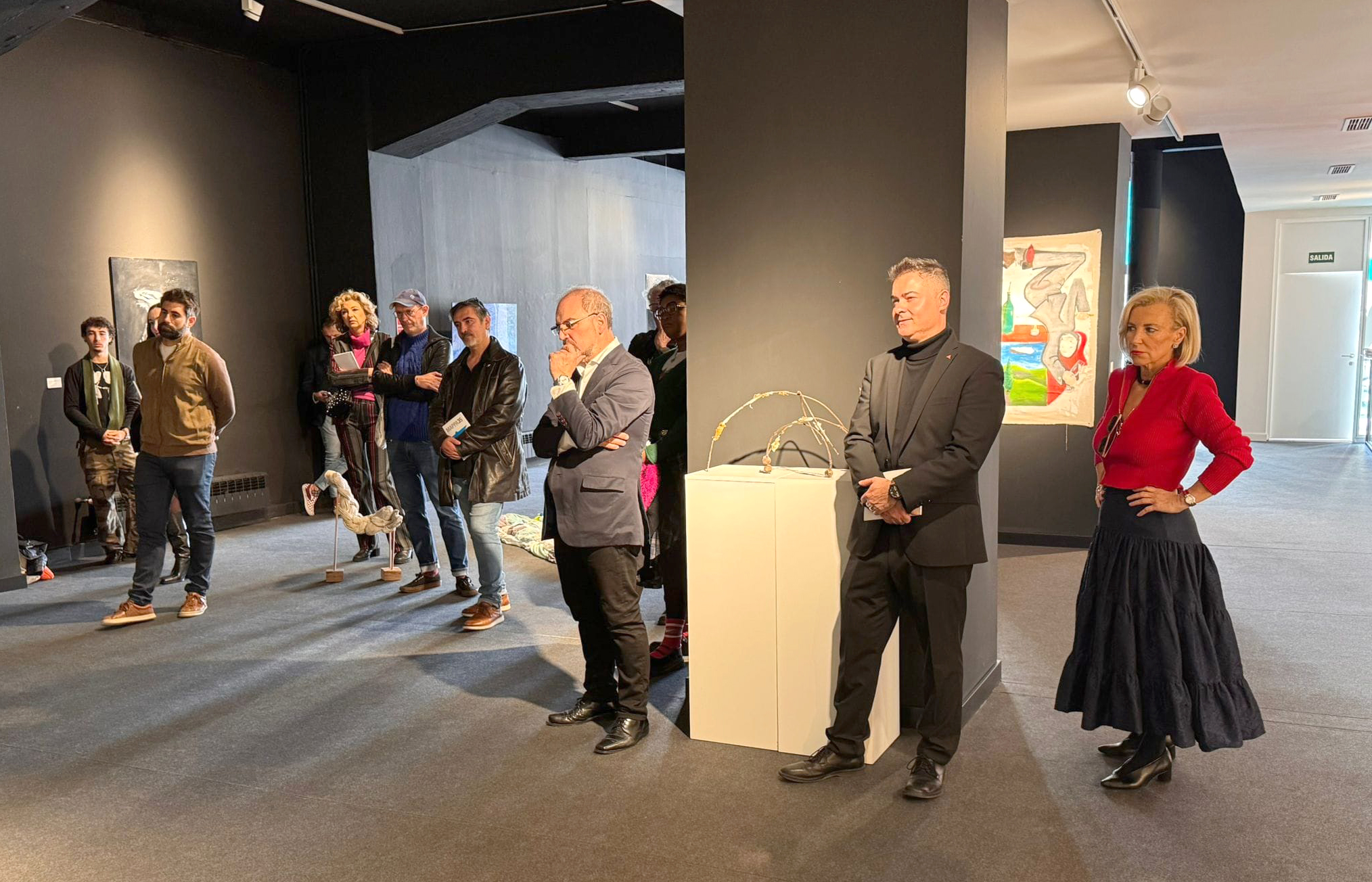 Imagen - Juventud impulsa la proyección profesional de artistas emergentes en un encuentro con galeristas en la Sala Borrón de Oviedo/Uviéu