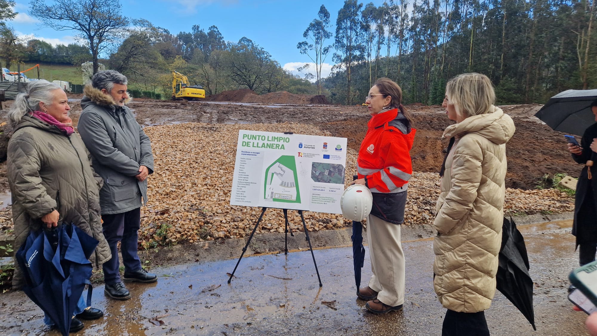 Imagen - Cogersa inicia la construcción de un nuevo punto limpio en Llanera, con una inversión de 1,4 millones