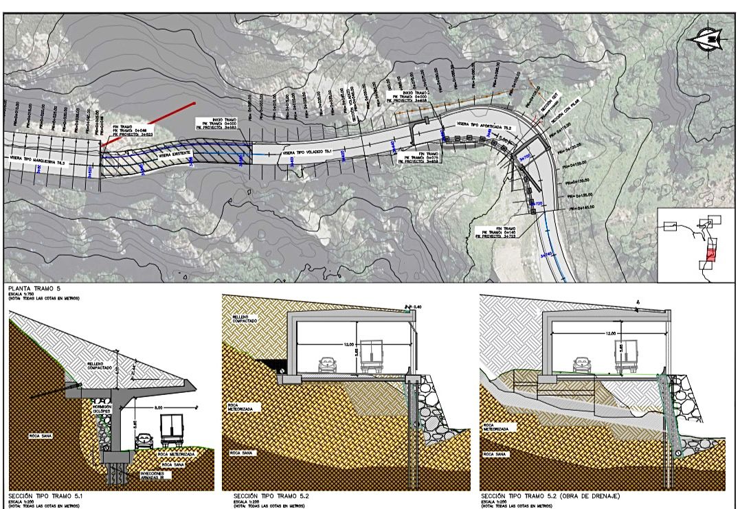 Imagen - El Gobierno de Asturias reforzará la protección contra aludes en San Isidro con más de 760 metros de viseras y un falso túnel