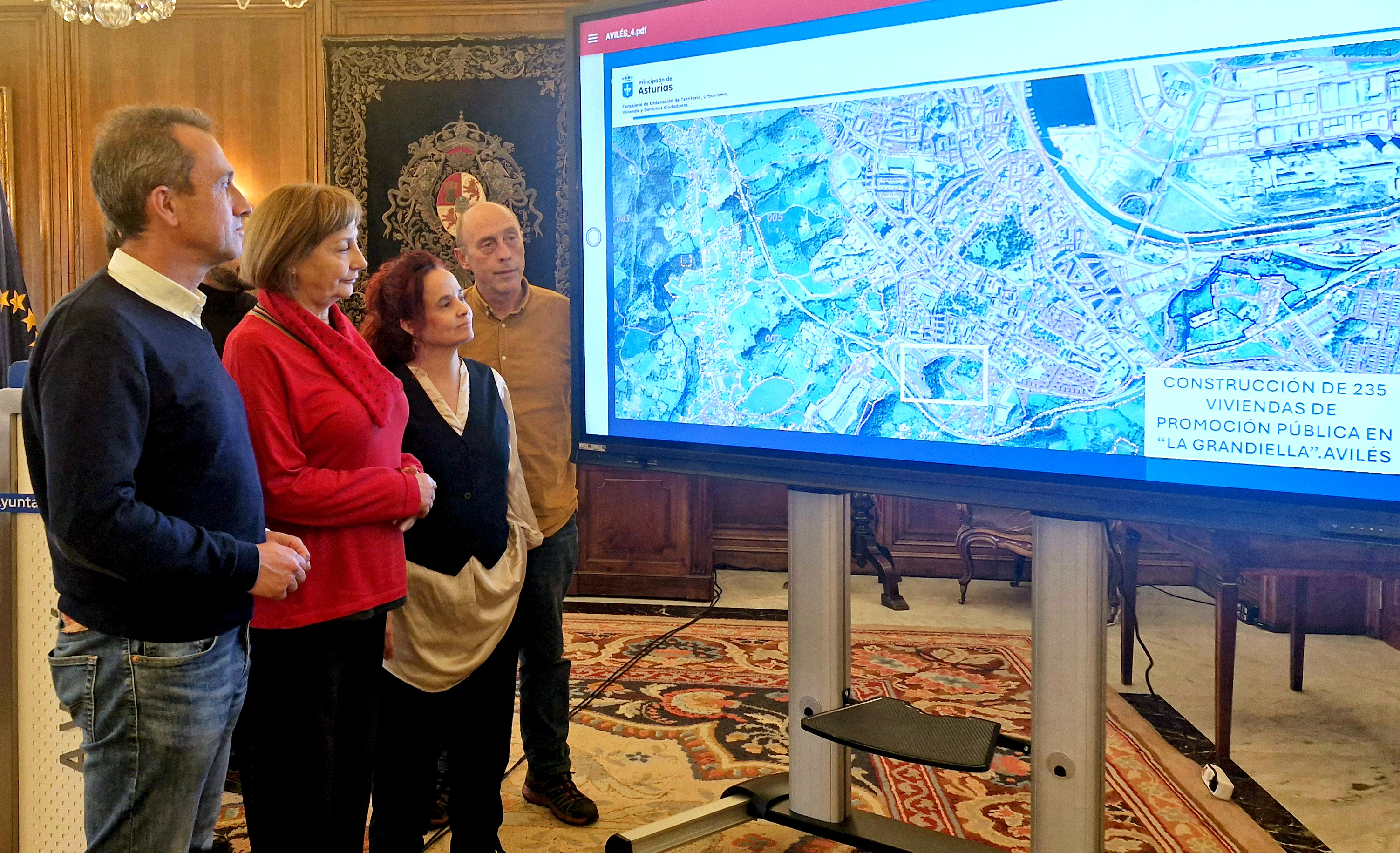 Imagen - Zapico anuncia la construcción en Avilés de 235 viviendas públicas para alquiler asequible con más de 30 millones de inversión