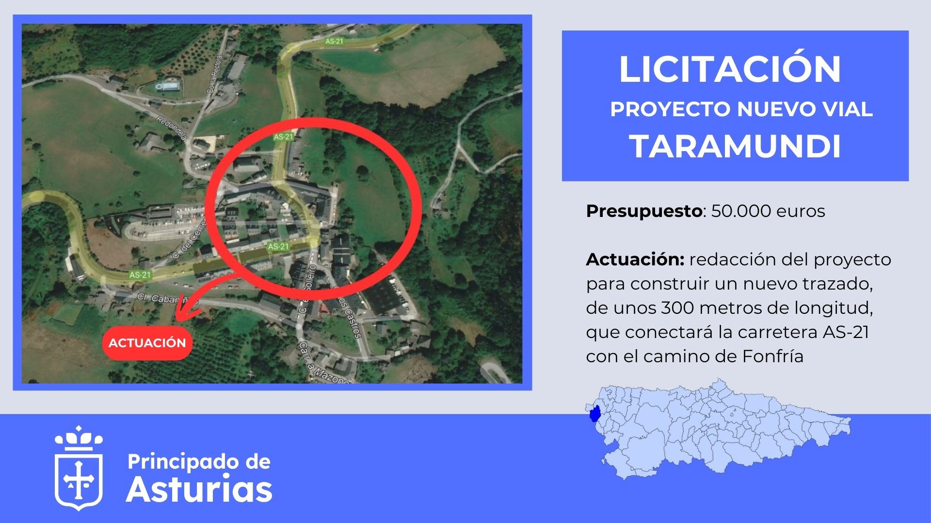 Imagen - Movilidad destina 50.000 euros a la redacción del proyecto para construir un nuevo vial de acceso a Taramundi