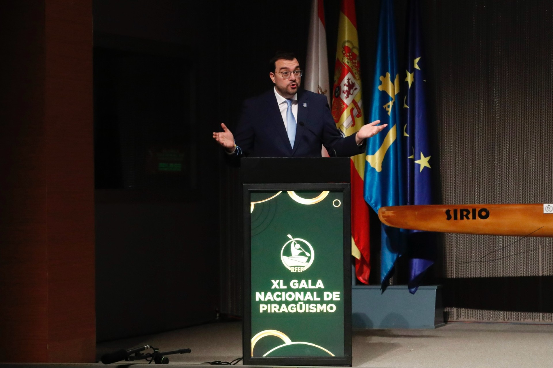 Imagen - El jefe del Ejecutivo reivindica el apoyo del Gobierno del Principado al deporte, que este año cuenta con 25 millones de presupuesto