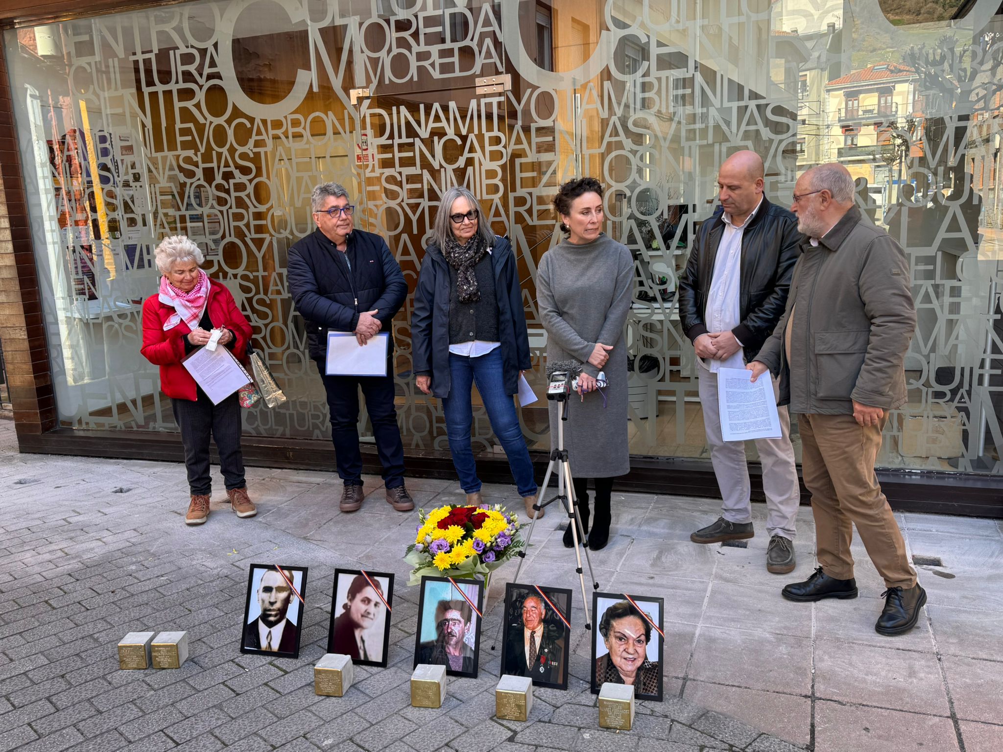 Imagen - El Gobierno de Asturias coloca nueve piedras de la memoria en Aller para blindar la sociedad frente a la 