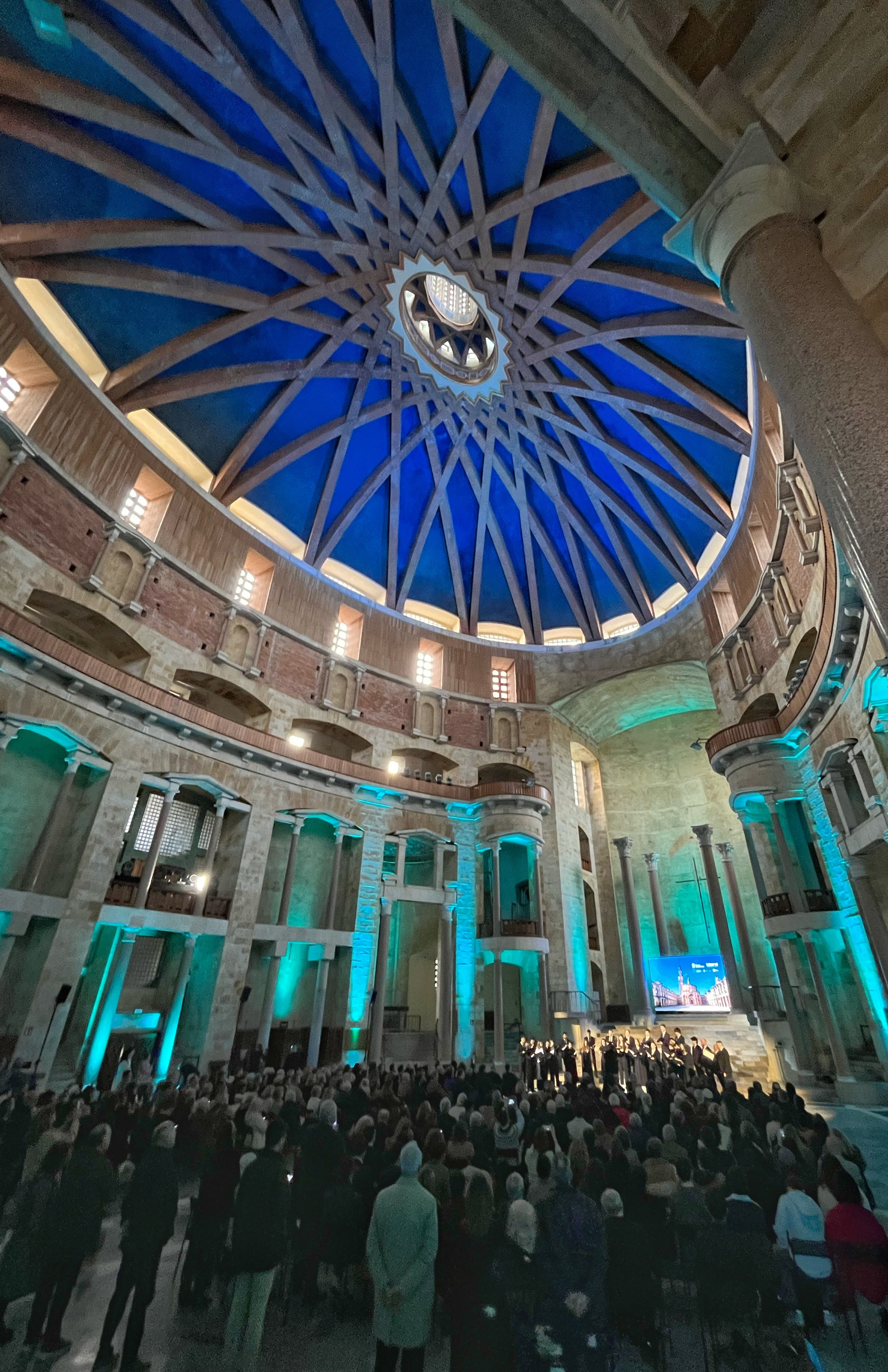 Imagen - La iglesia de la Laboral registra 13.118 visitantes tras la restauración integral de su cúpula