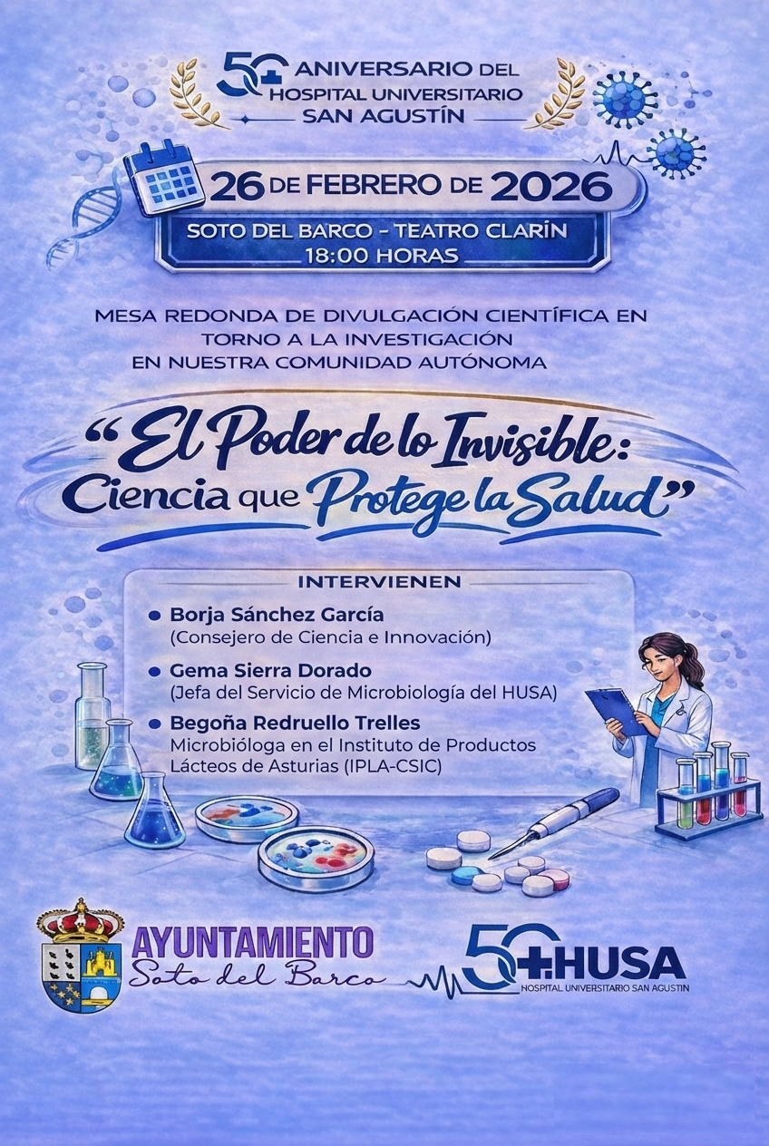 Imagen - El Hospital San Agustín muestra el trabajo del Servicio de Microbiología, que procesó 71.451 muestras el año pasado