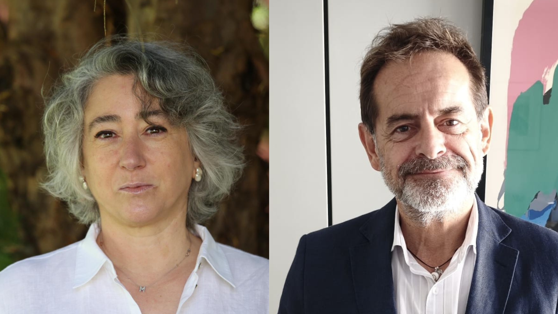 Maria Antonia Vivanco y Francisco Laviana.
