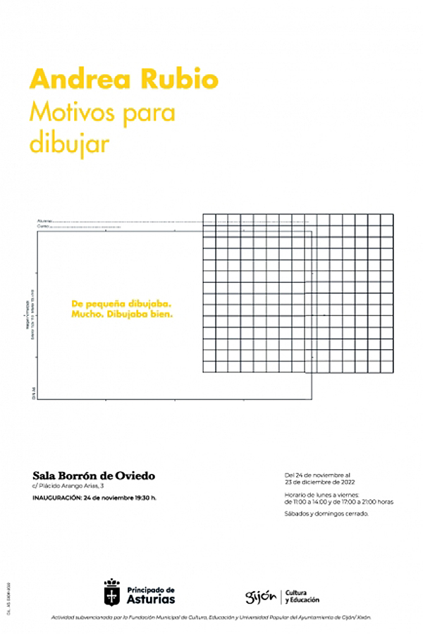 Imagen - La Sala Borrón acoge la muestra 'Motivos para dibujar', de Andrea Rubio, Premio 'Asturias Joven' de Artes Plásticas 2021