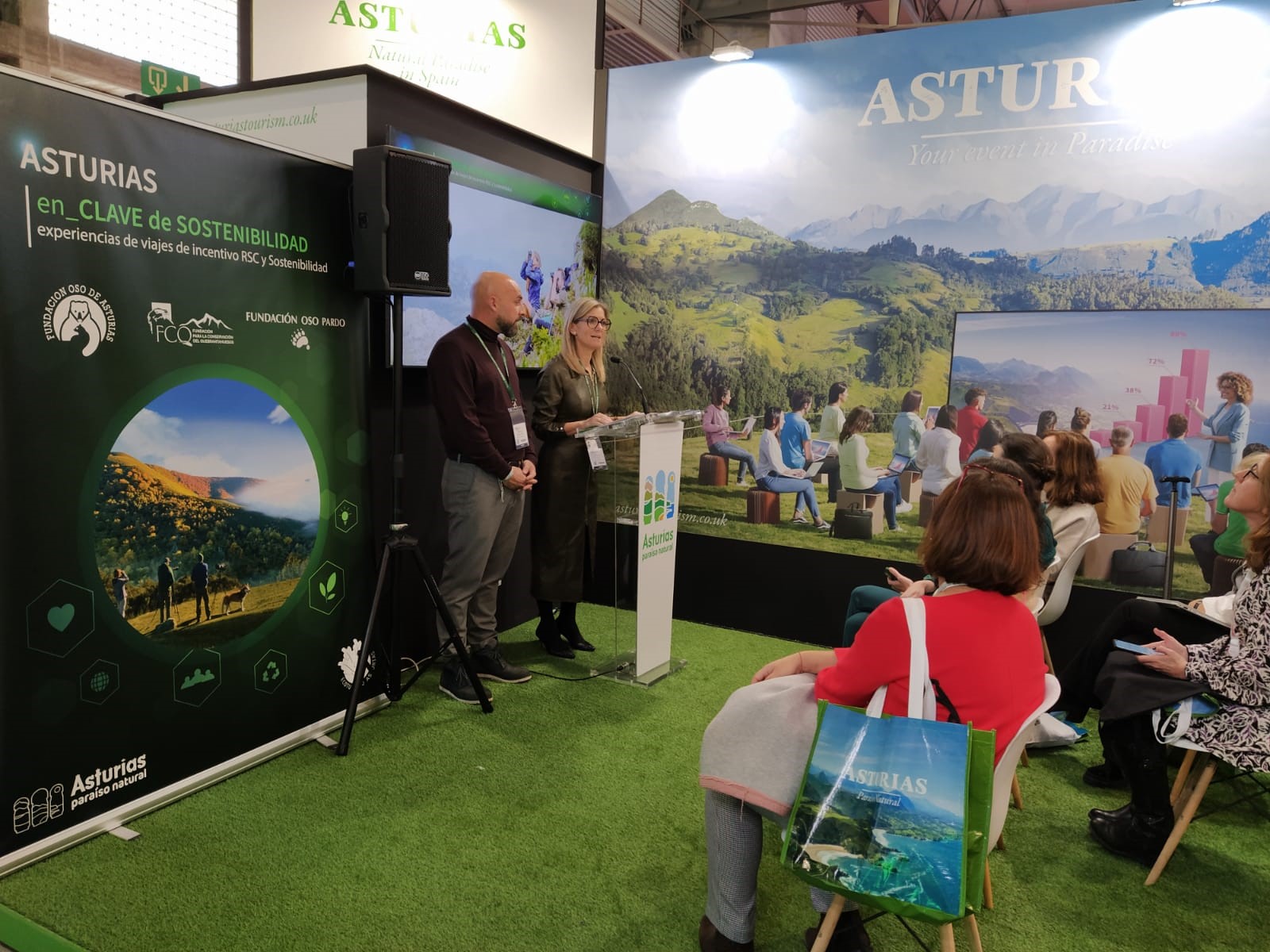 Imagen - Asturias se posiciona como destino sostenible para congresos en la feria internacional IBTM World de Barcelona